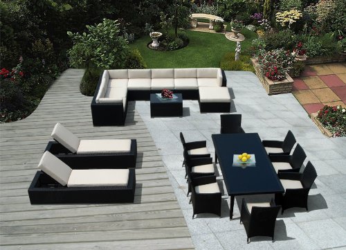 Genuine Ohana Outdoor Sectional Sofa Dining And Chaise Lounge Genuine Amazing Ohana Outdoor Sectional Sofa Dining And Chaise Lounge Wicker Patio Furniture Set