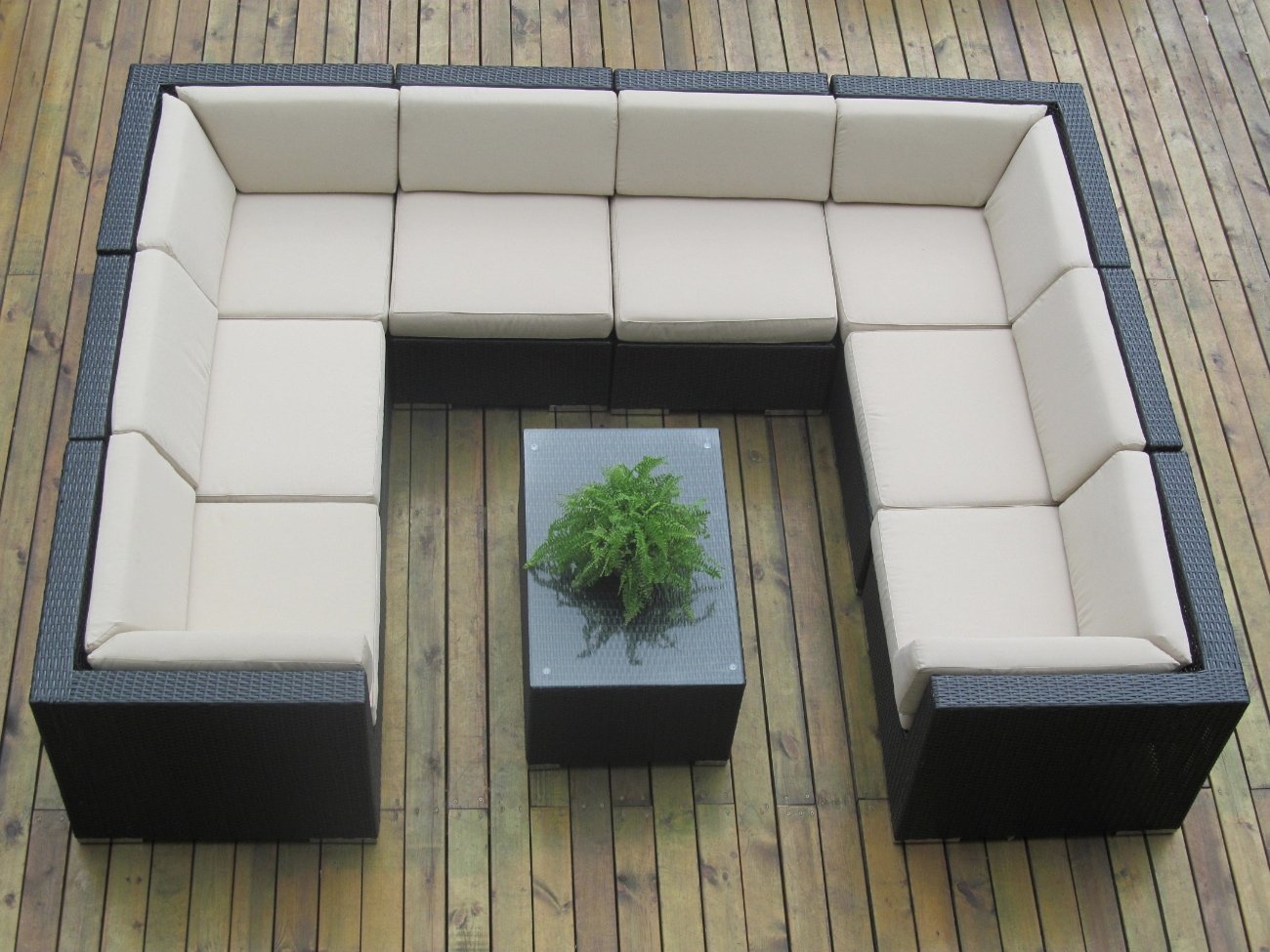 Genuine Ohana Patio Wicker Furniture 9pc All Weather Couch Set Genuine Ohana Patio Wicker Furniture 9pc All Weather Couch Set Review