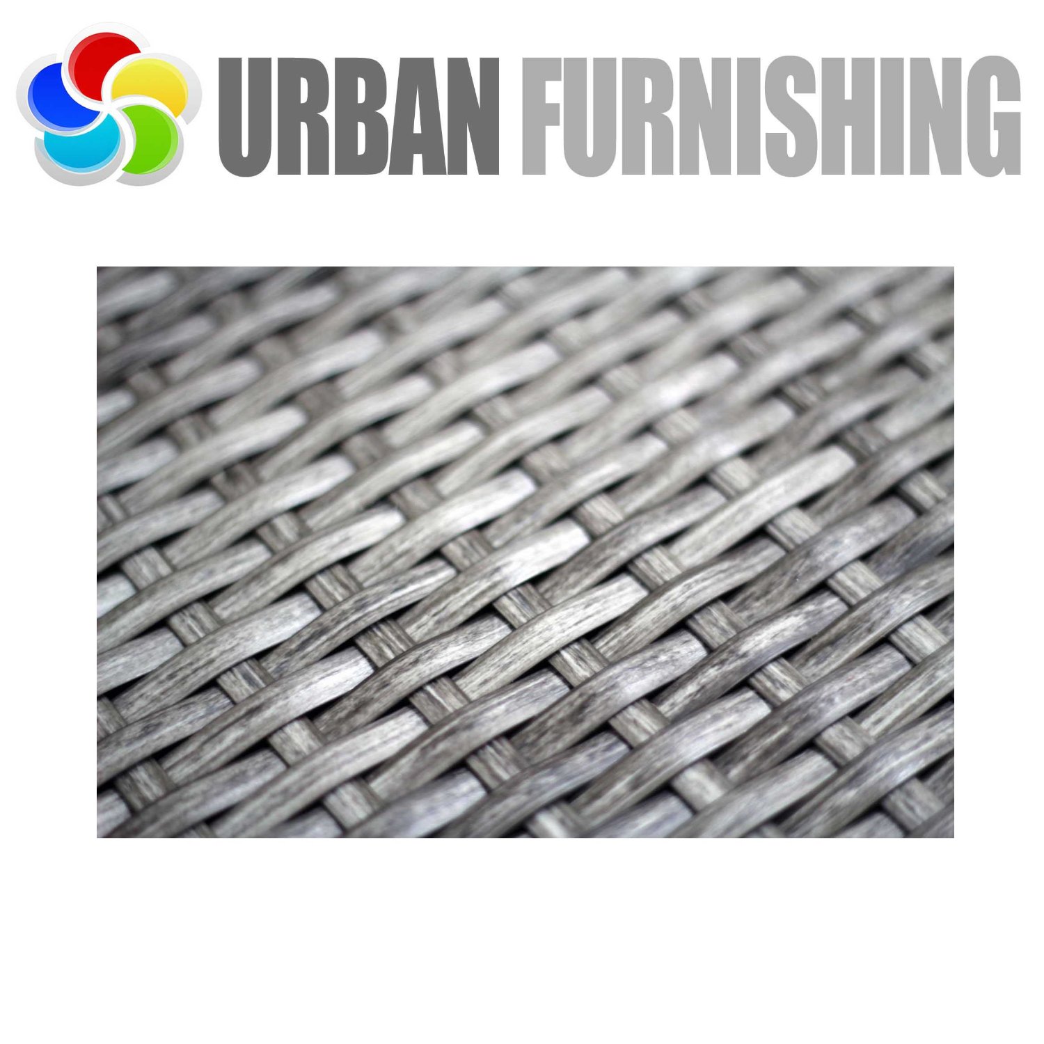 Urban Furnishing Maui 7pc Modern Wicker Rattan Patio Furniture