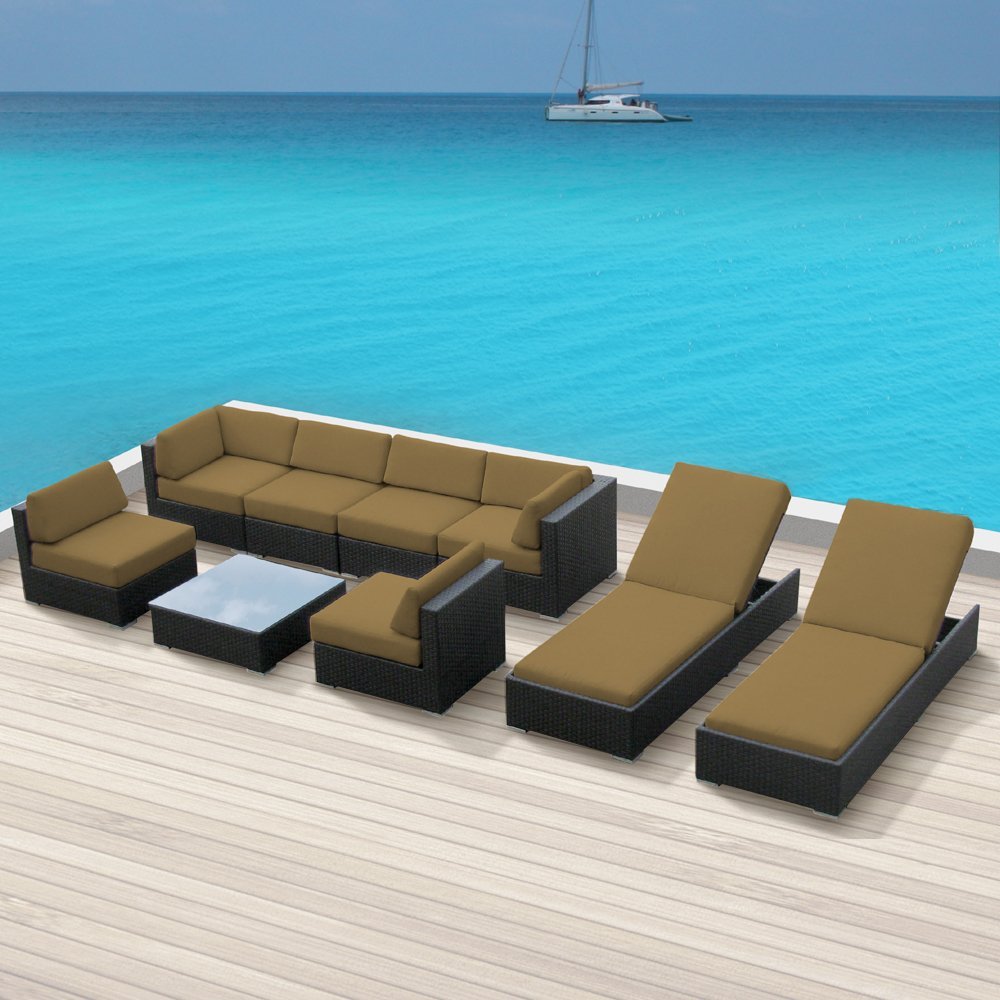 Luxxella_Wicker_Bella_9_Pc_Sofa_Sectional_Outdoor_Patio_Furniture_Set_Dark_Beige