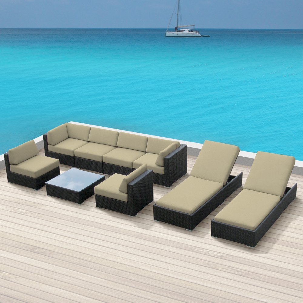 Luxxella_Wicker_Bella_9_Pc_Sofa_Sectional_Outdoor_Patio_Furniture_Set_Light_Beige