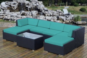 Ohana Outdoor Wicker Furniture Sunbrella Aruba