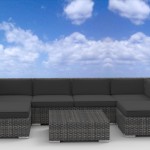 Urban Furnishing - MAUI 7pc Modern Wicker Rattan Patio Furniture Set
