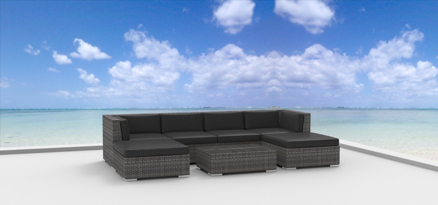 Modern Wicker Patio Furniture urban furnishing - maui 7pc modern wicker rattan patio furniture Modern Wicker Patio Furniture urban furnishing - maui 7pc modern wicker rattan patio furniture
