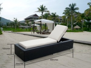 Genuine Ohana Outdoor Sectional Sofa and Chaise Lounge 9Pc Patio Furniture Set