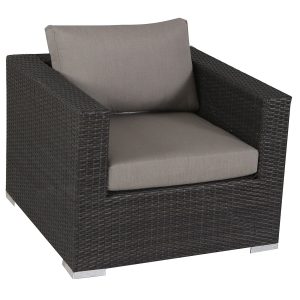 Francisco Outdoor 7-piece Grey Wicker Seating Sectional Set with Sunbrella Cushions